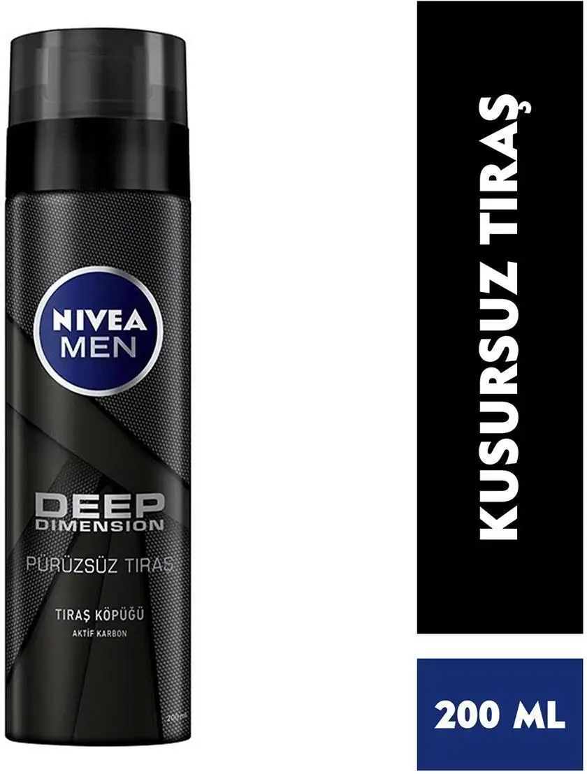 Nıvea Men Traş Köpüğü Deep Dımensıon 200 Ml