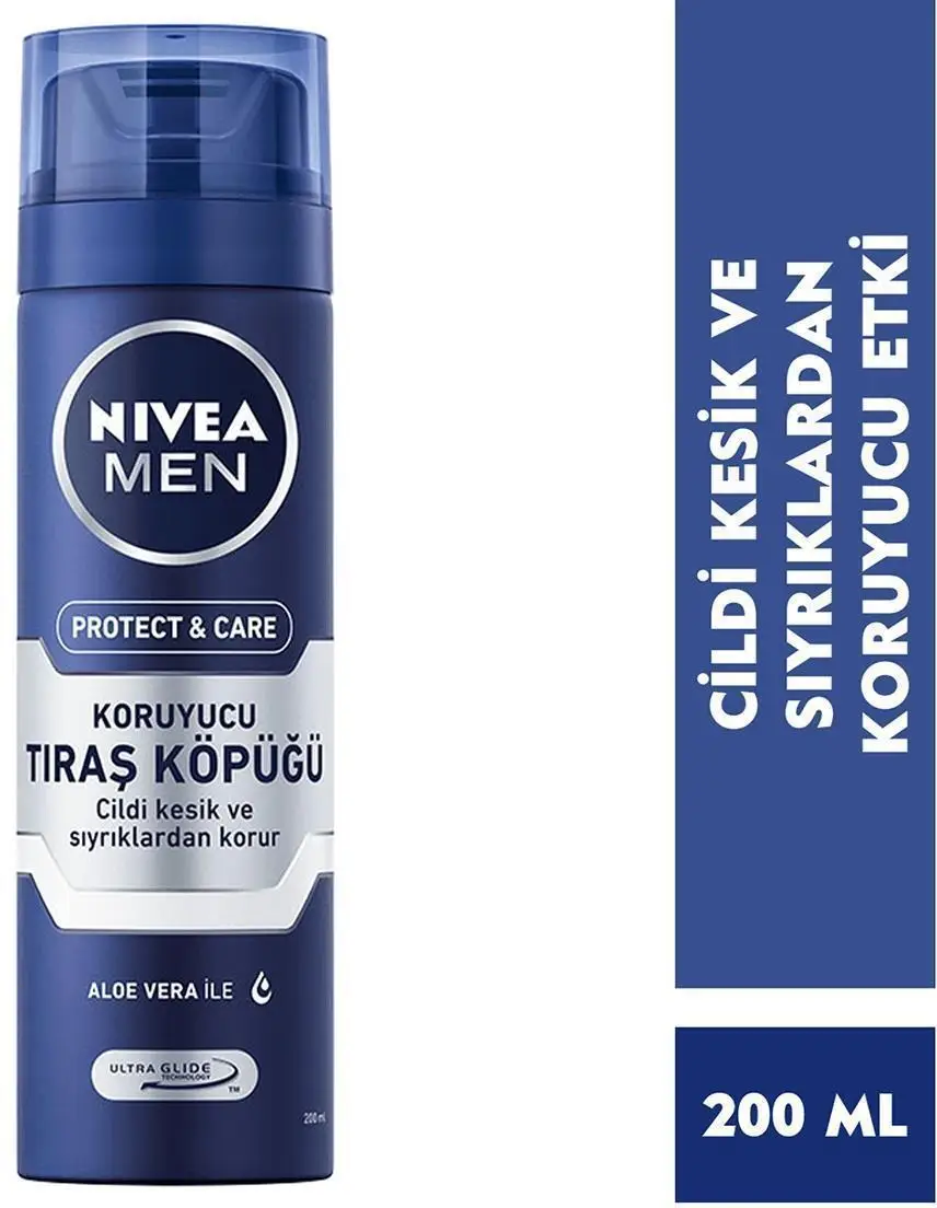 Nıvea Men Traş Köpüğü Protect Care Koruyucu 200 Ml