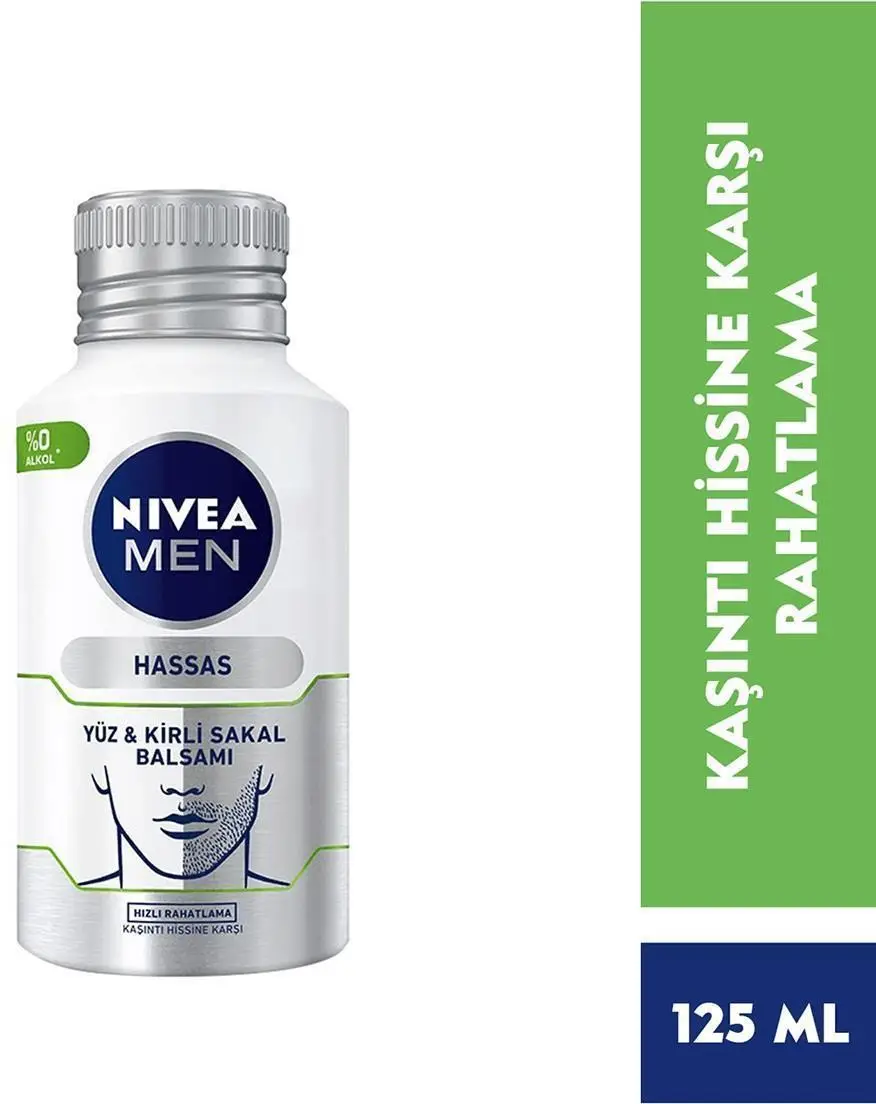 Nıvea Men Yüz Kirli Sakal Balsamı Hassas 125 Ml