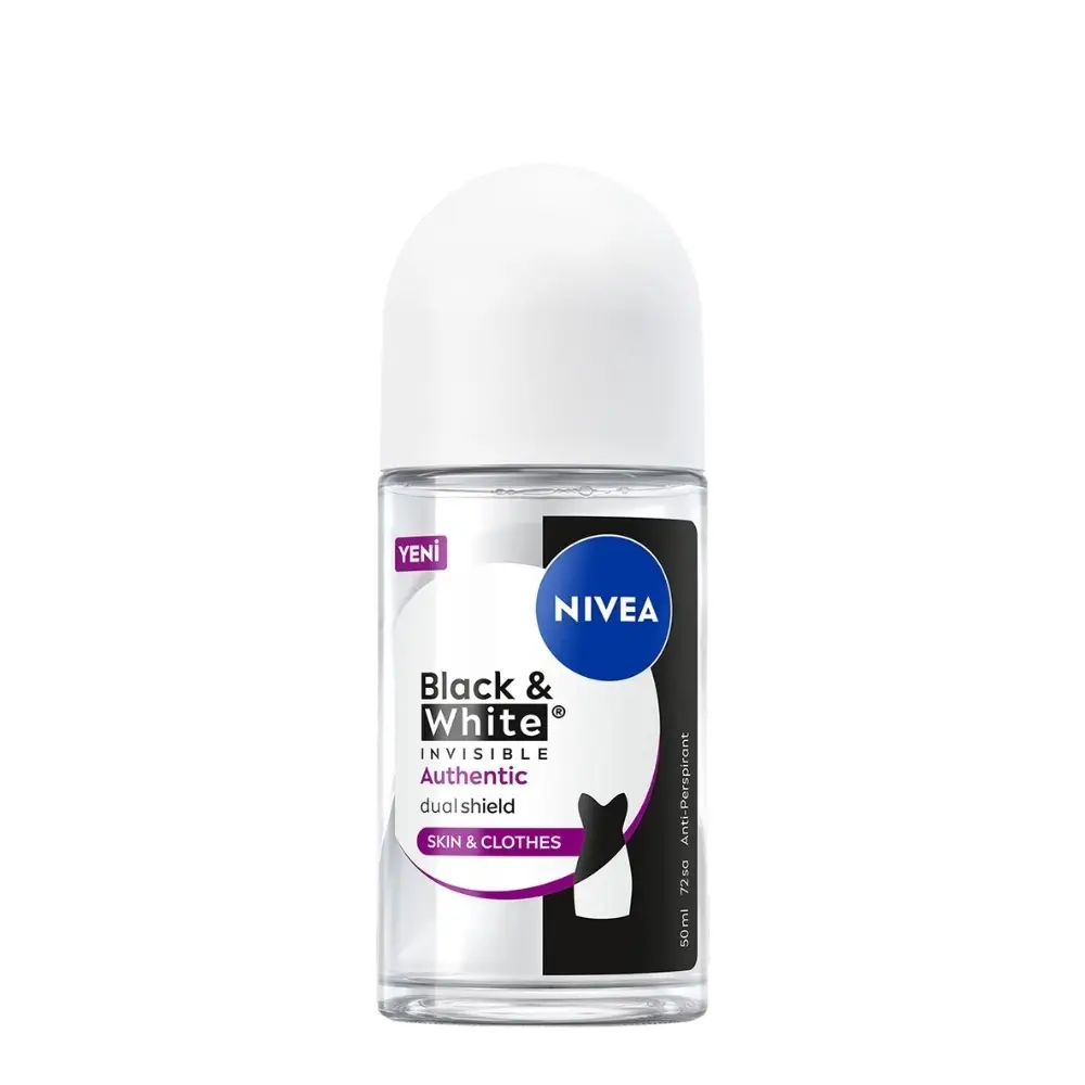 Nıvea Roll On Black Whıte Invısıble Authentic Bayan 50 Ml
