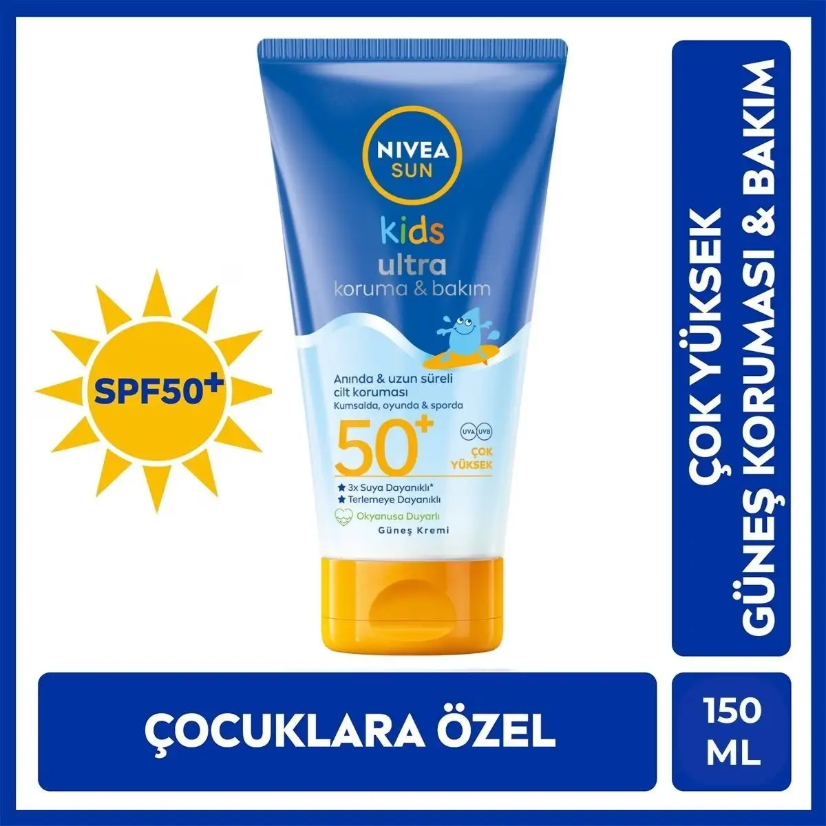 Nıvea Sun Kids Güneş Kremi Spf 50 Faktör 150 Ml