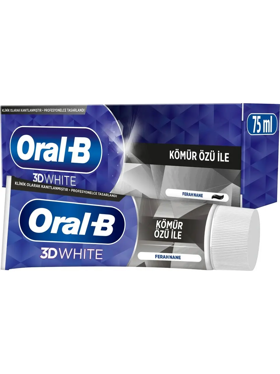 Oral B Diş Macunu Pro 3d Whıte Kömür Özlü 75 Ml