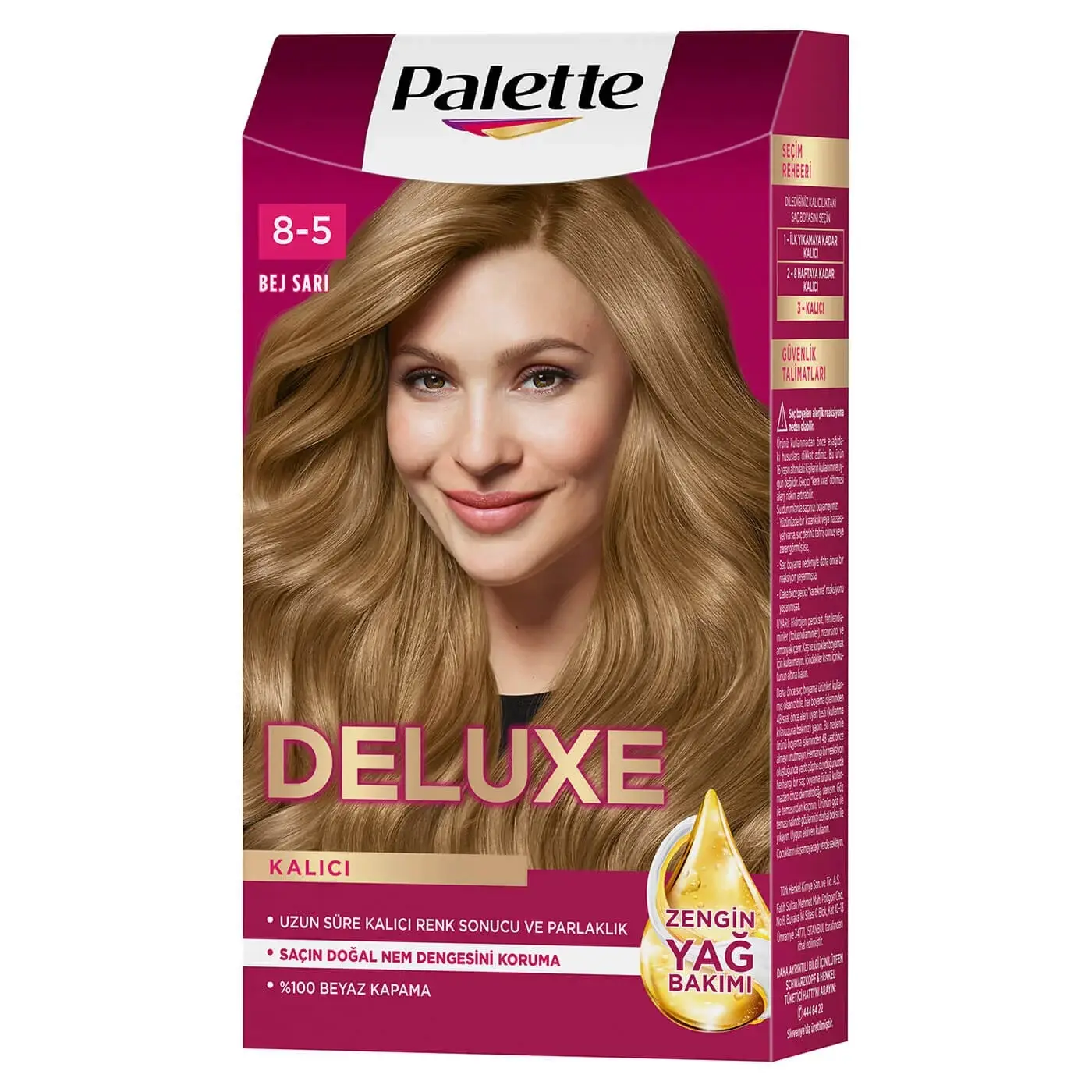 Palette Deluxe Saç Boyası 8-5 Bej Sarı