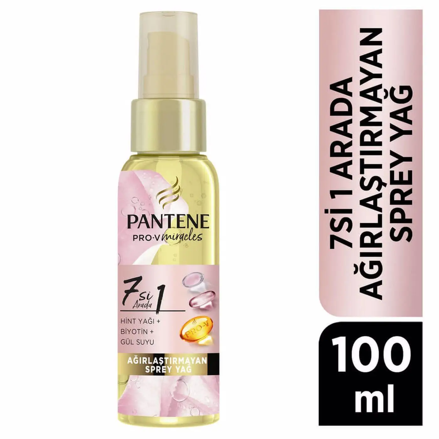 Pantene Serum 7 Si 1 Arada Ağırlaştırmayan Sprey Yağ 100 Ml