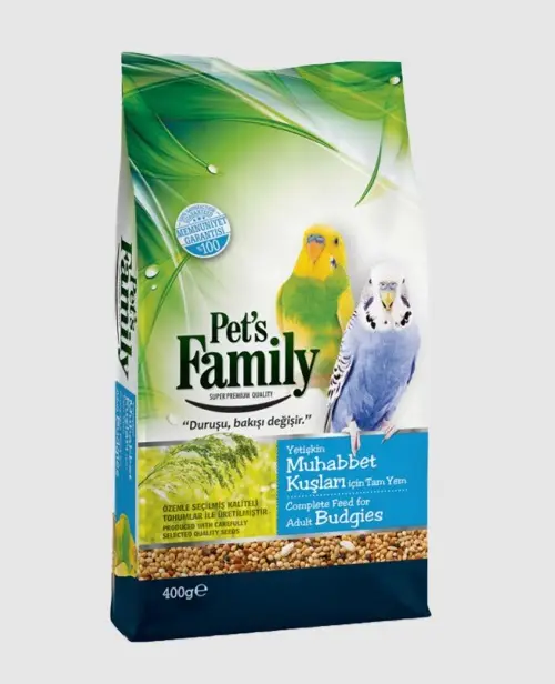 Pets Family Yetişkin Muhabbet Kuşları İçin Yem 400 Gr