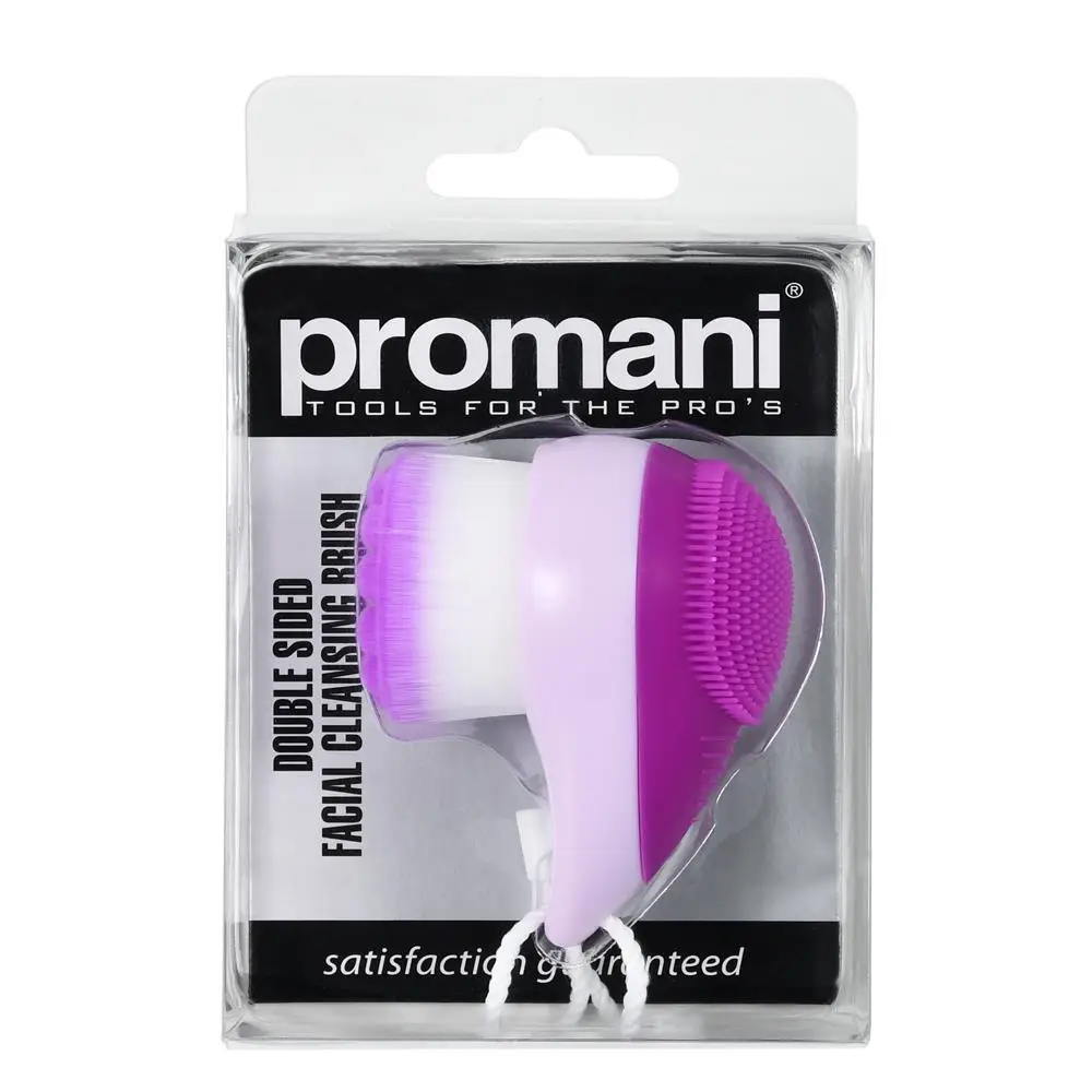 Promani Double Sıded Çift Taraflı Yüz Temizleme Masaj Fırçası Pr-951 *