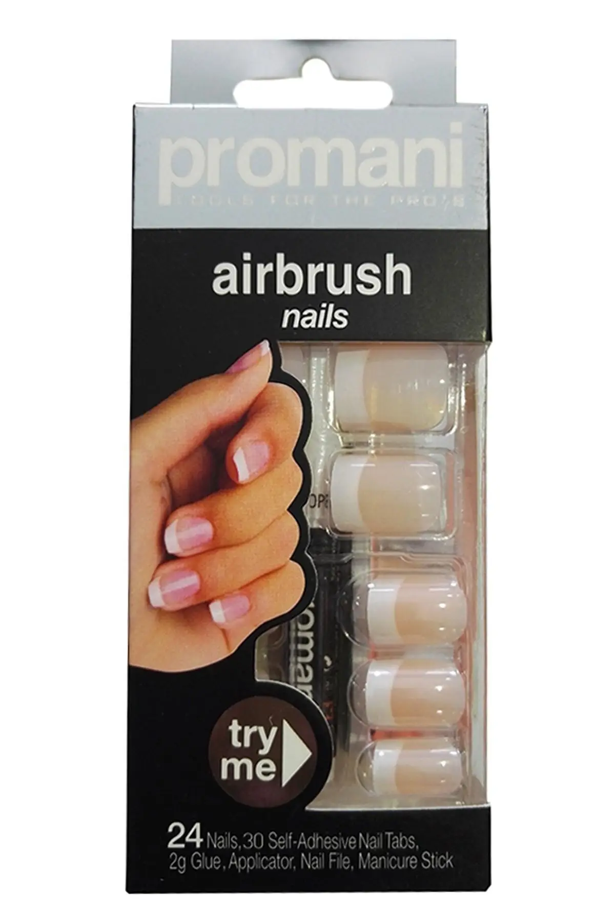 Promani Kalın French Takma Tırnak Kiti Pembe Pr-5012 Delist