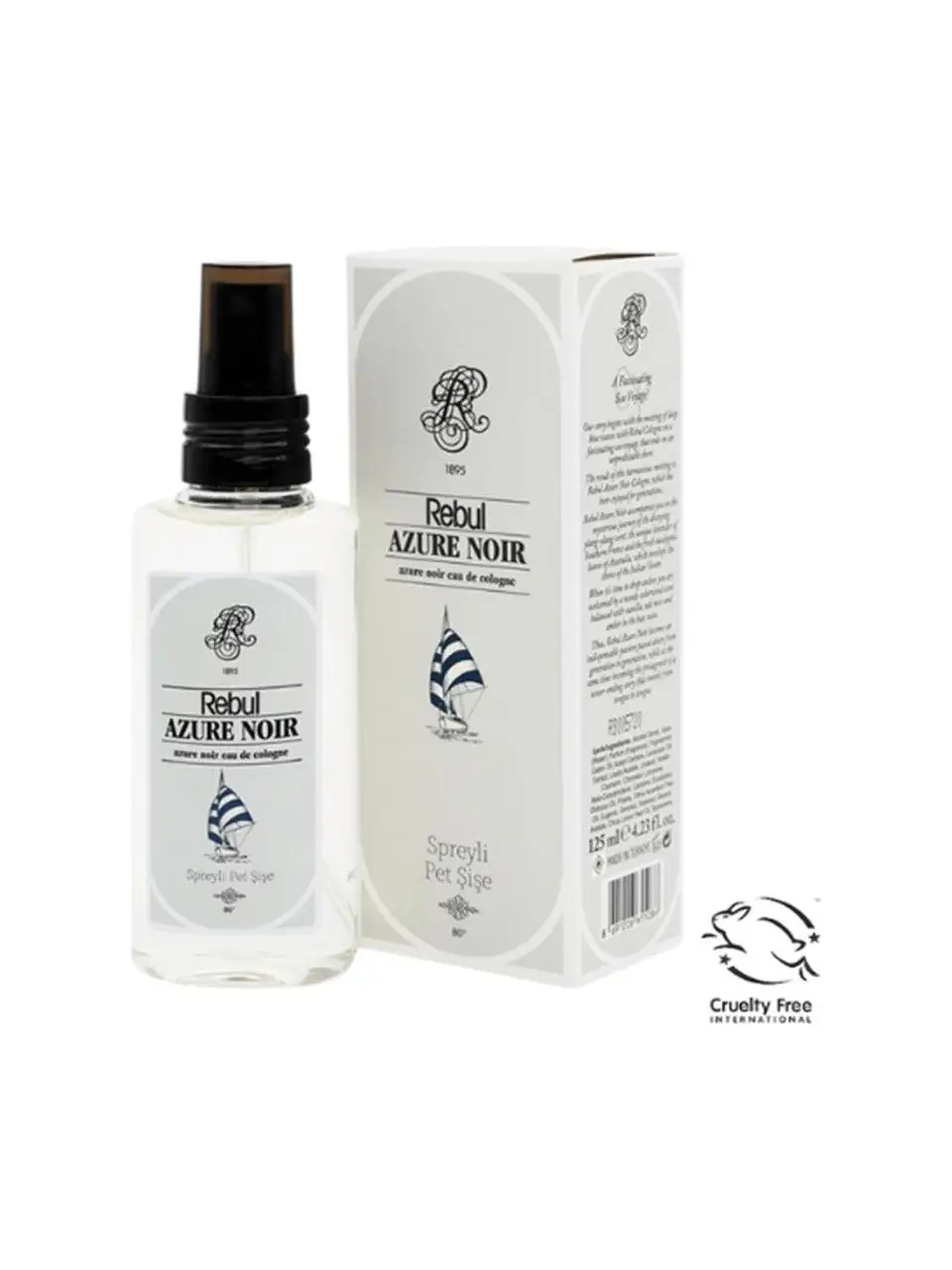 Rebul Azure Noır Kolonya Pvc Sprey 125 Ml