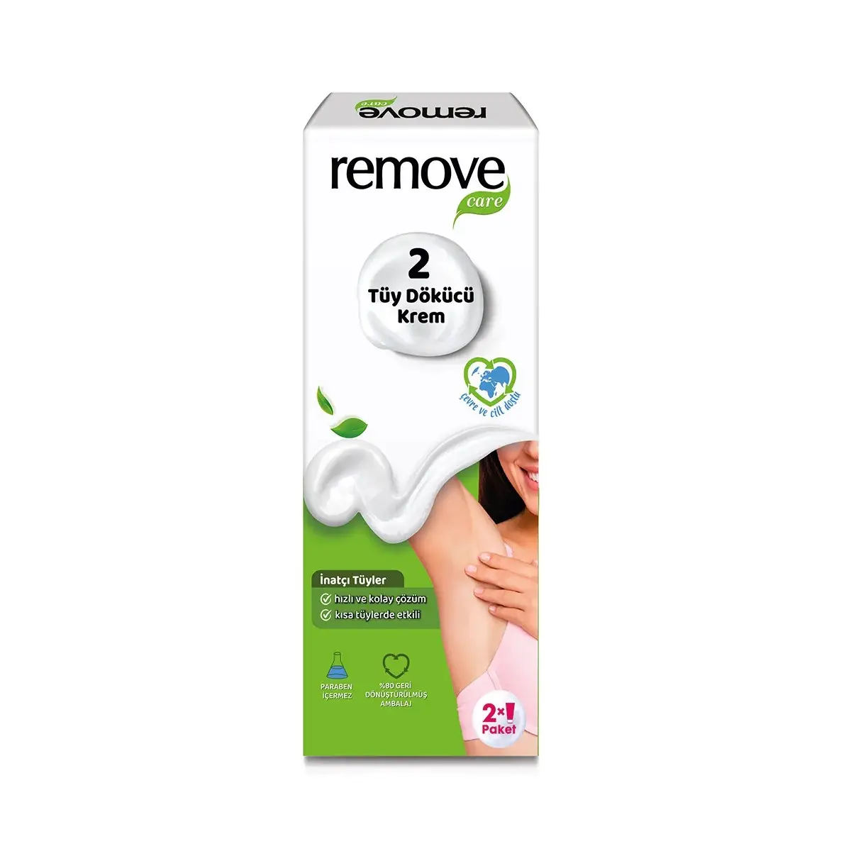 Remove Tüy Dökücü İnatçı Tüyler 100 Ml 2 Li Avantaj Seti 2x100 Ml