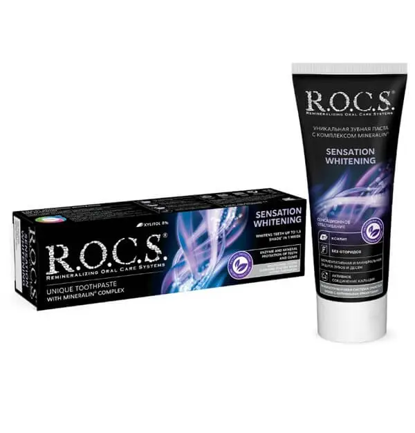 Rocs Sensatıon Whıtenıng Mineral Beyazlatıcı Diş Macunu 60 Ml