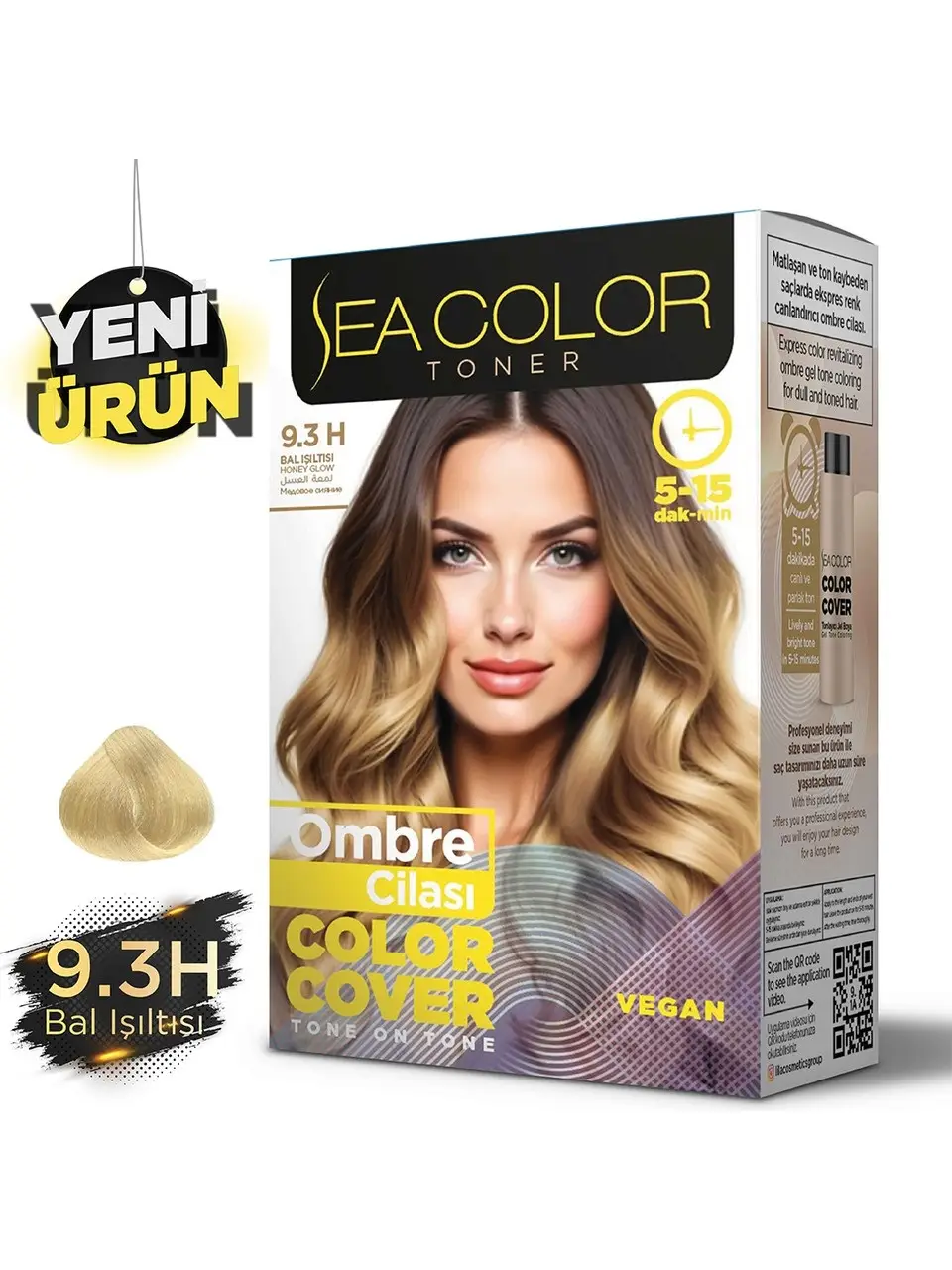 Sea Color Saç Boyası 9/3 H Bal Işıltısı