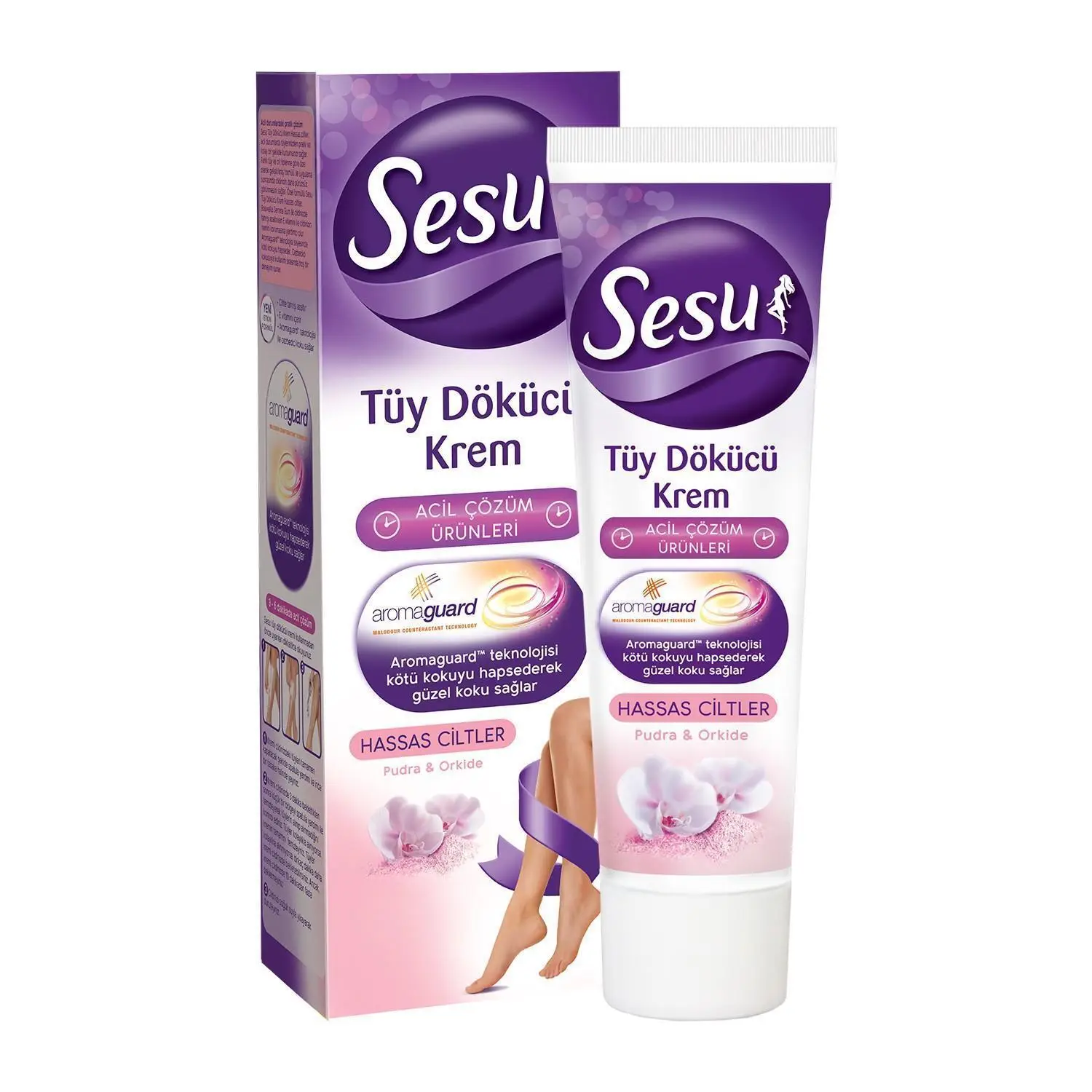 Sesu Tüy Dökücü Krem Hassas Ciltler 100 Ml