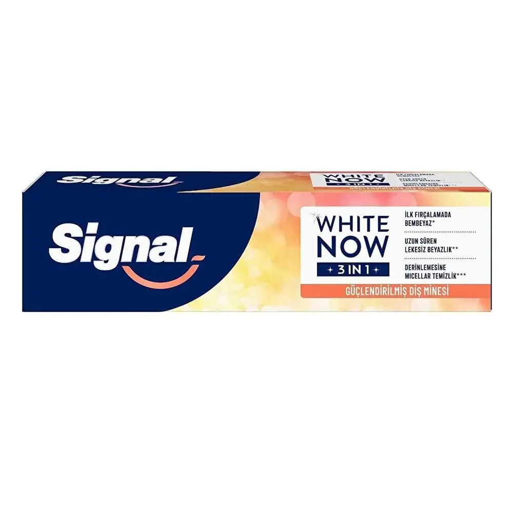 Signal Whıtenow 3 In1 Shine Beyazlık Diş Macunu 75 Ml