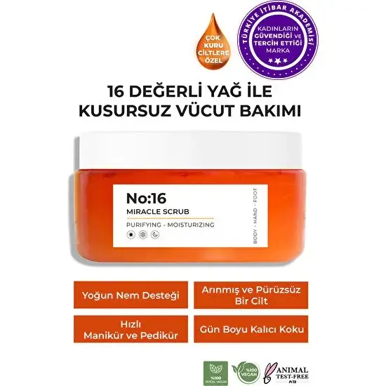 Sinoz Body Scrub Mıracle No 16 Vücut Peelingi 300 Ml