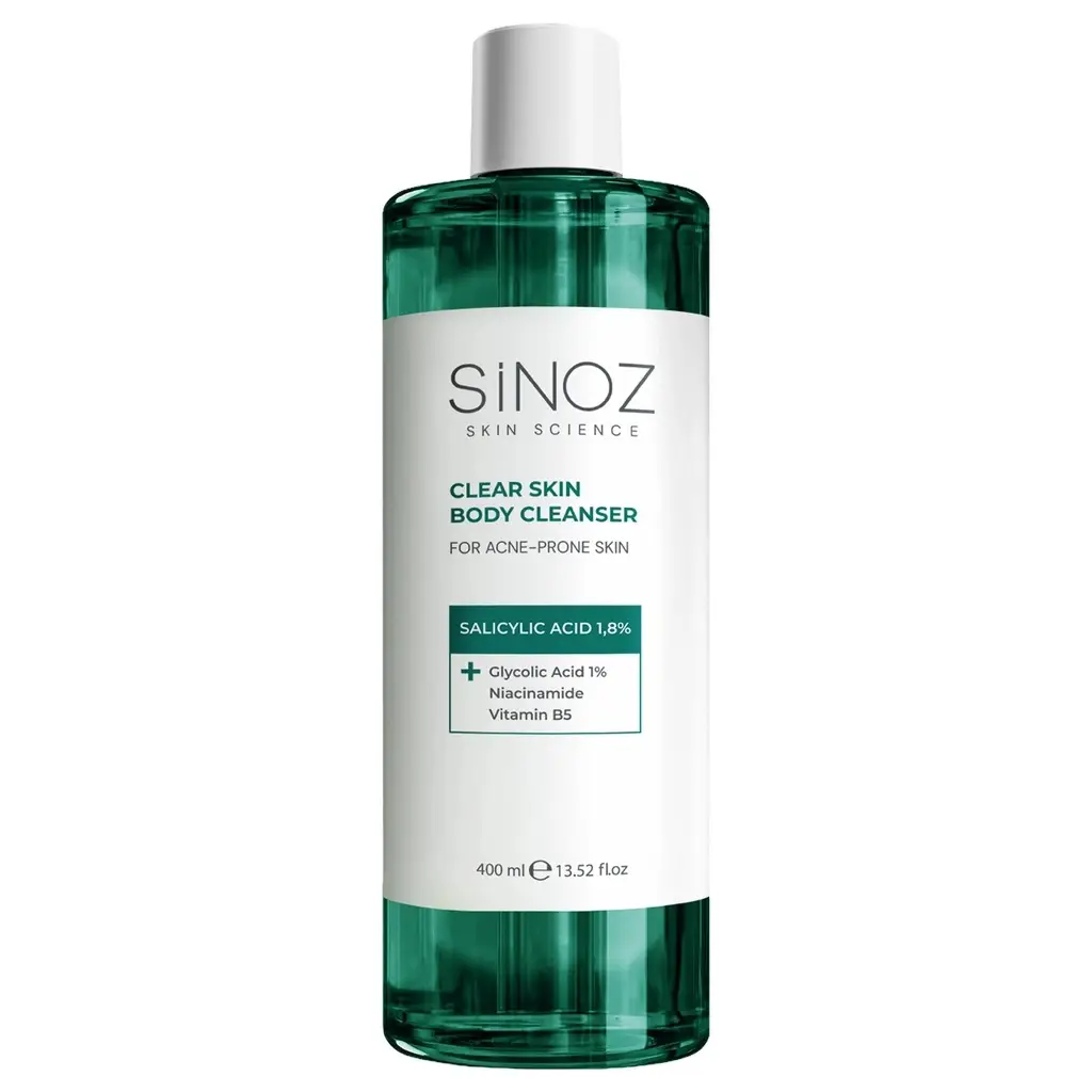 Sinoz Vücut Temizleme Jeli Salıcylıc Acıd Normal Cilt 400 Ml