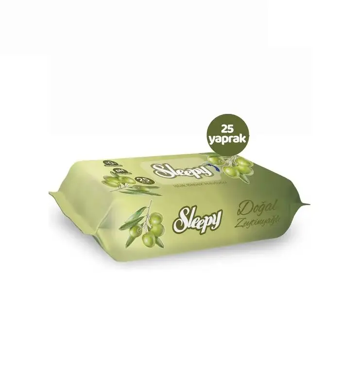 Sleepy 25 Li Mini Cep Bebek Islak Havlu
