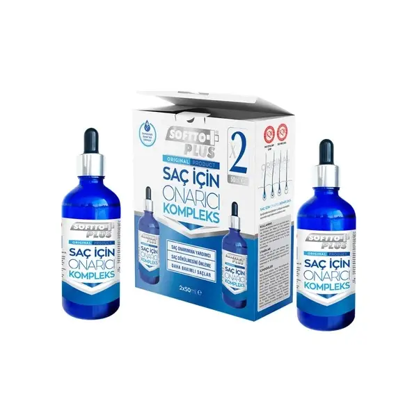 Softto Plus Serum Onarıcı Dökülme Karşıtı 2 Li 50 Ml