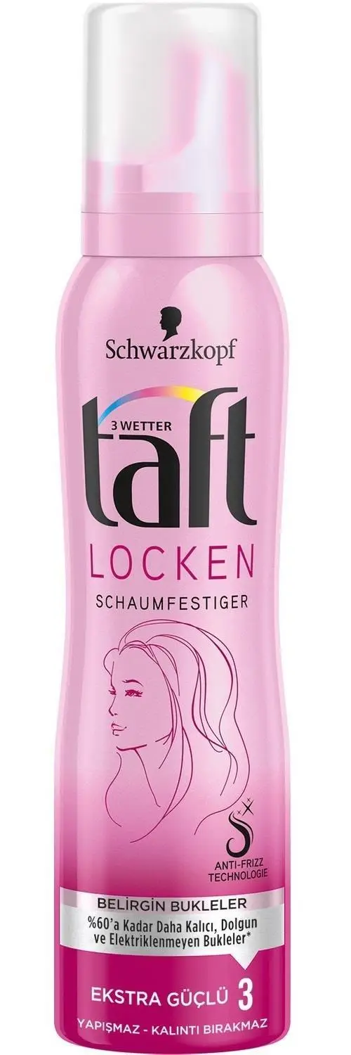 Taft Köpük Curl Flex Belirgin Bukleler Ekstra Güçlü 150 Ml
