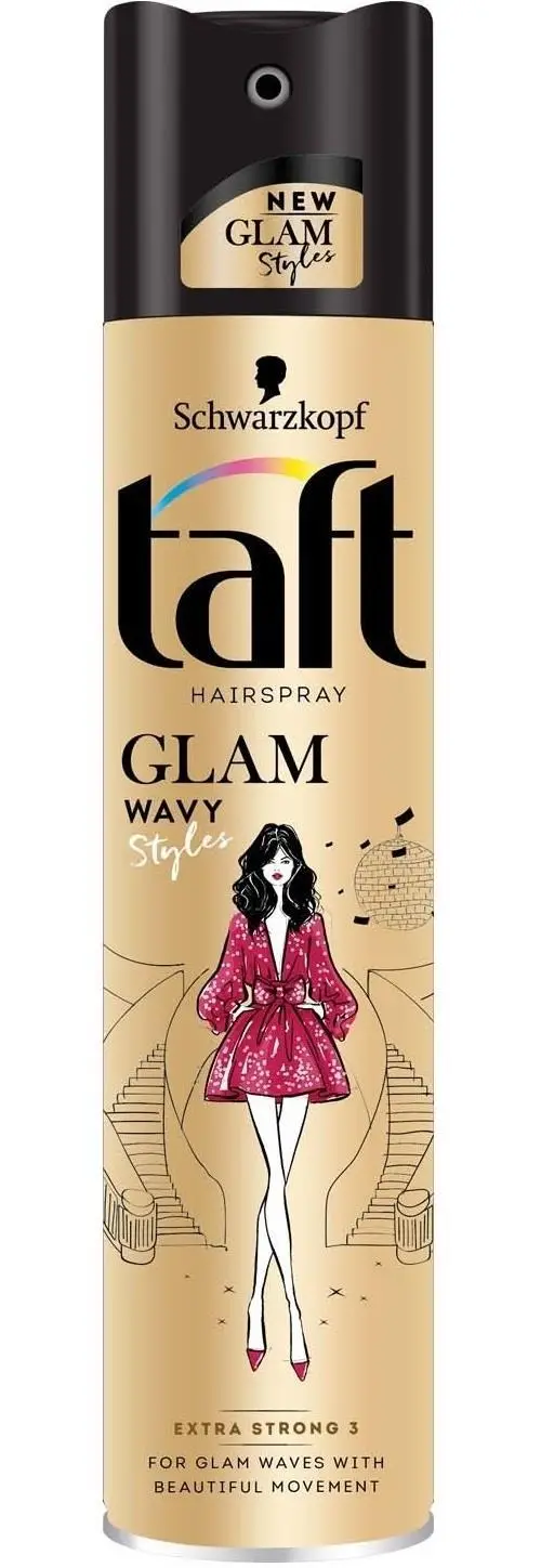 Taft Sprey Glam Wavy Styles Ekstra Güçlü 250 Ml