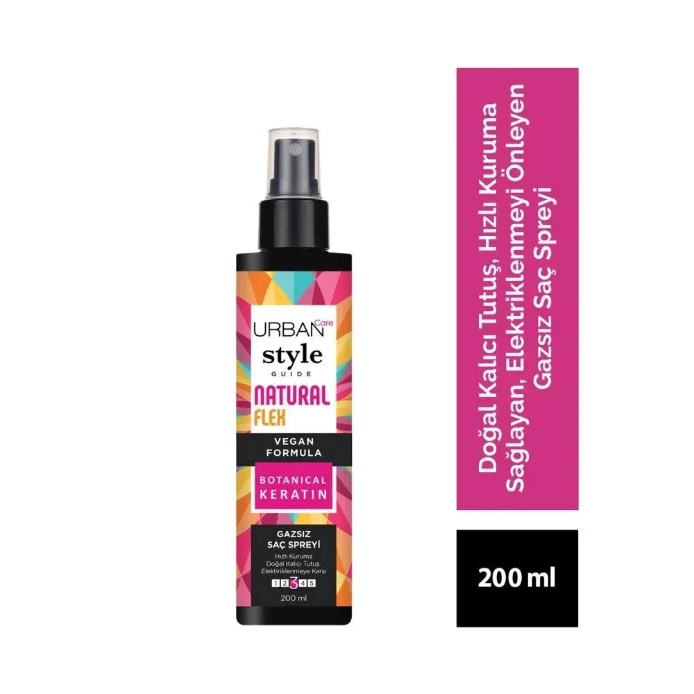 Urban Care Sprey Style Guıde Gazsız Doğal Kalıcı Tutuş 200 Ml