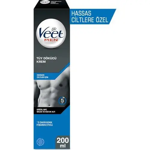 Veet Men Tüy Dökücü Krem Hassas 200 Ml