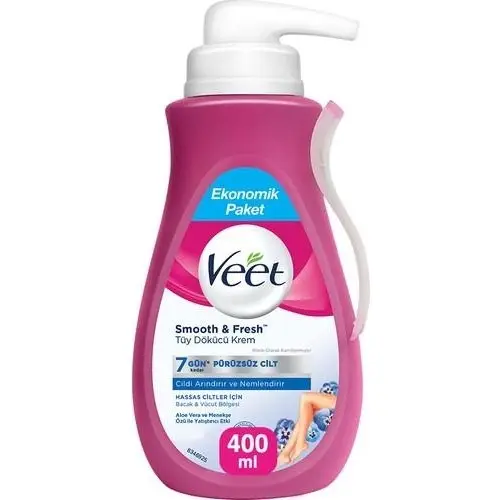 Veet Tüy Dökücü Krem Pompalı Hassas Ciltler 400 Ml