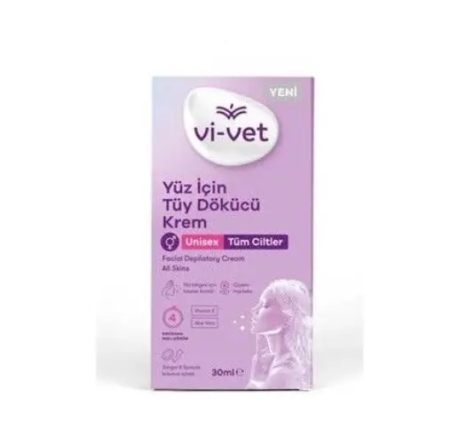 Vivet Yüz İçin Tüy Dökücü Krem 30 Ml